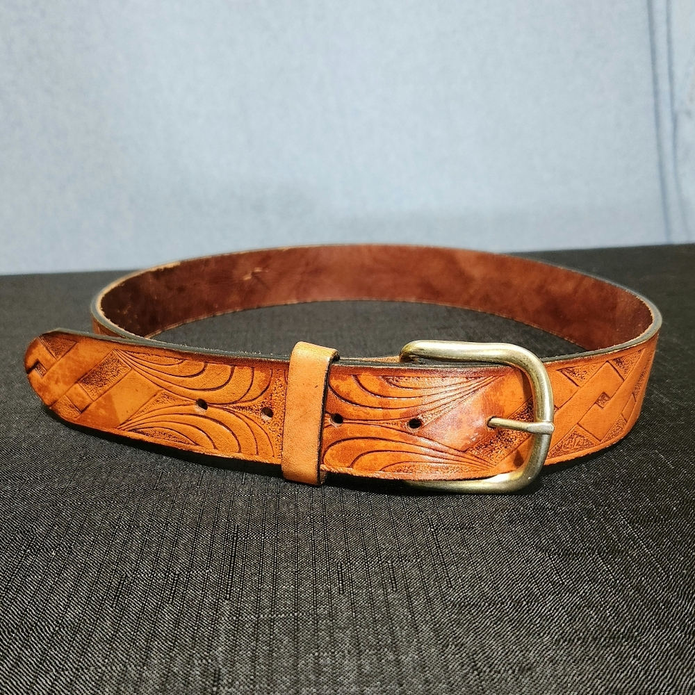 Genuine leather made in USA. Size 34